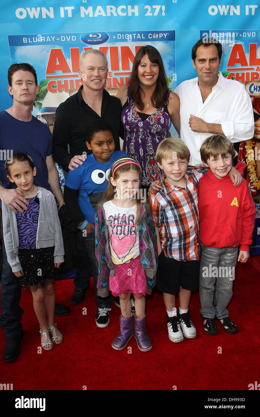 Neal McDonough Ruve McDonough Andy Buckley and their Kids Twentieth