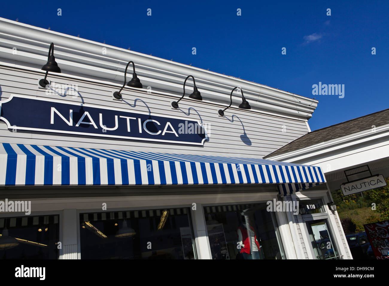 A Nautica store is pictured at Lee Premium Outlets in Lee (MA Stock Photo -  Alamy