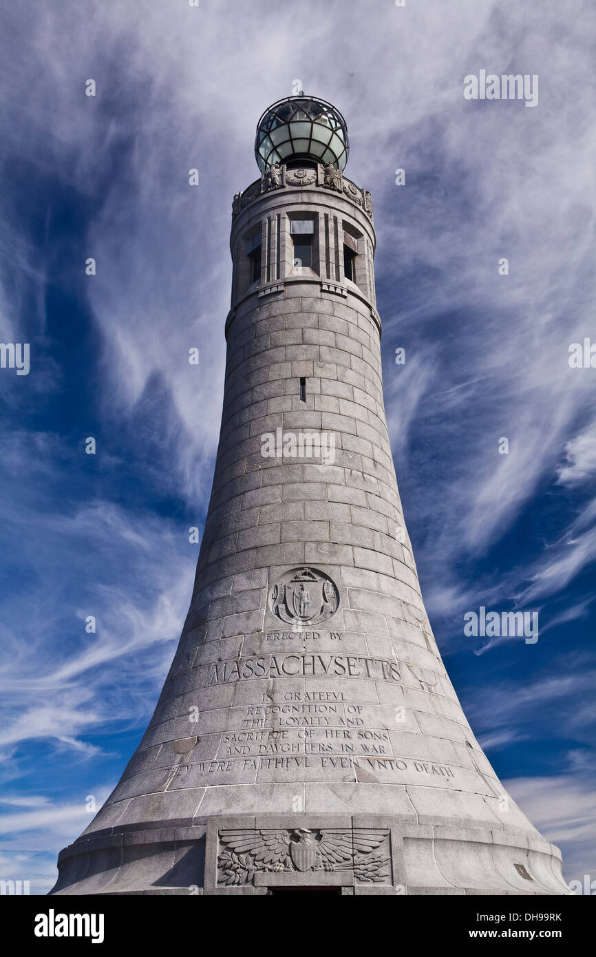 Massachusetts Veterans War Memorial Tower is pictured on Mount Greylock