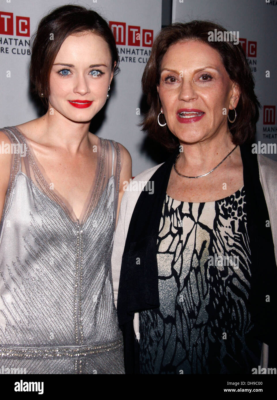 Alexis Bledel and Kelly Bishop Opening night after party for MTC production of 'Regrets' held at Beacon restaurant New York Stock Photo