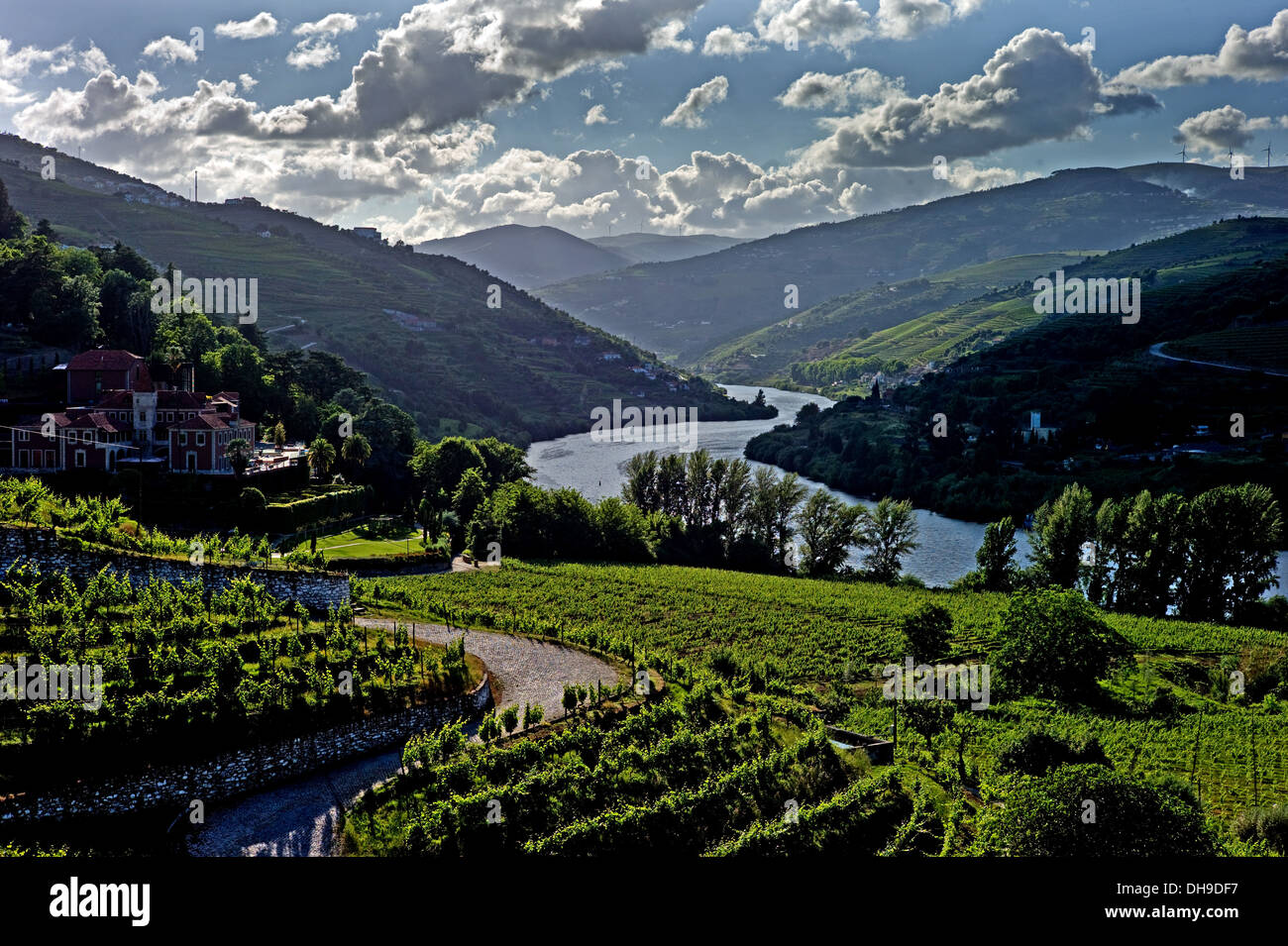 DOURO VALLEY AND RIVER PORTUGAL Stock Photo Alamy