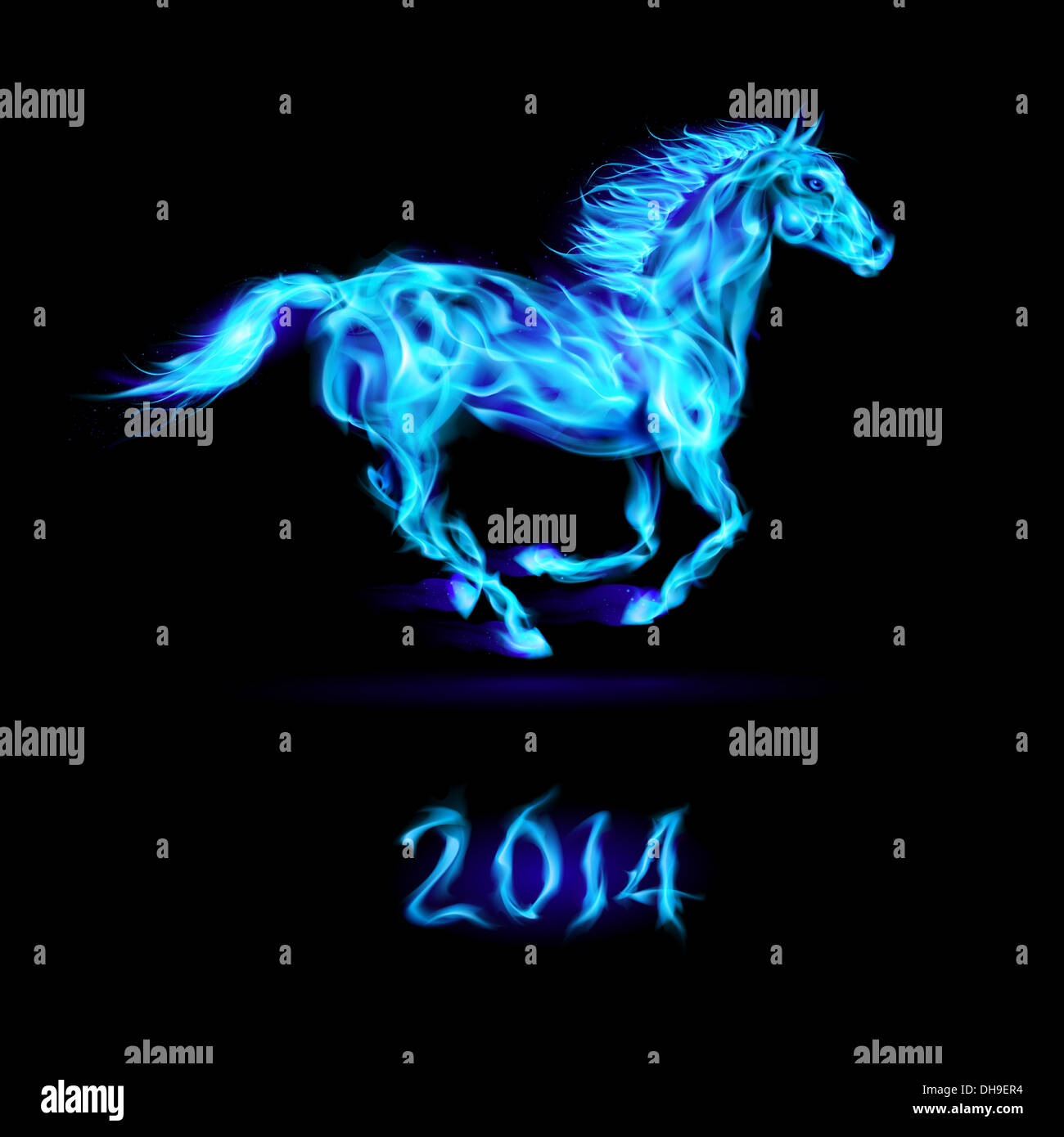 Horse running flame hi-res stock photography and images - Alamy