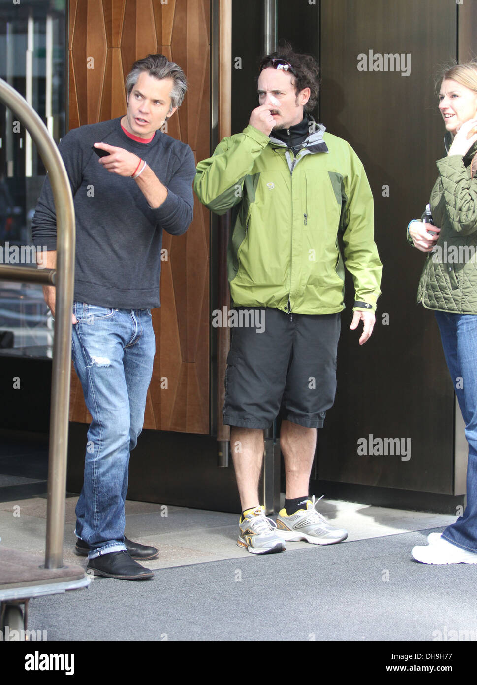 Timothy Olyphant Celebrities out and about in Soho New York City, USA -  30.03.12 Stock Photo - Alamy