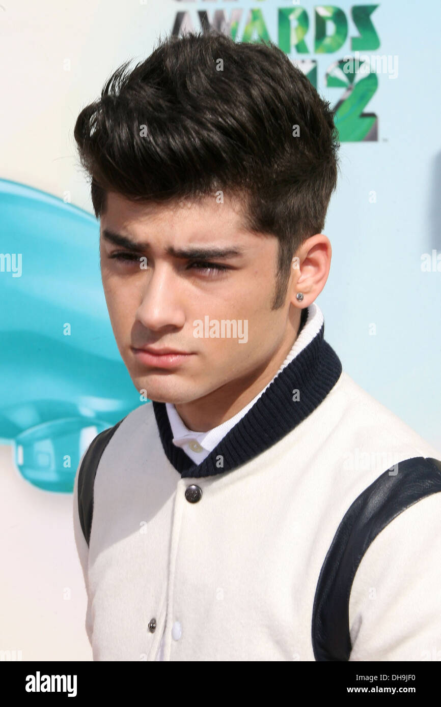 Zayn Mali of British boy band 'One Direction' 2012 Kids Choice Awards held  at Galen Center Los Angeles California  Stock Photo - Alamy