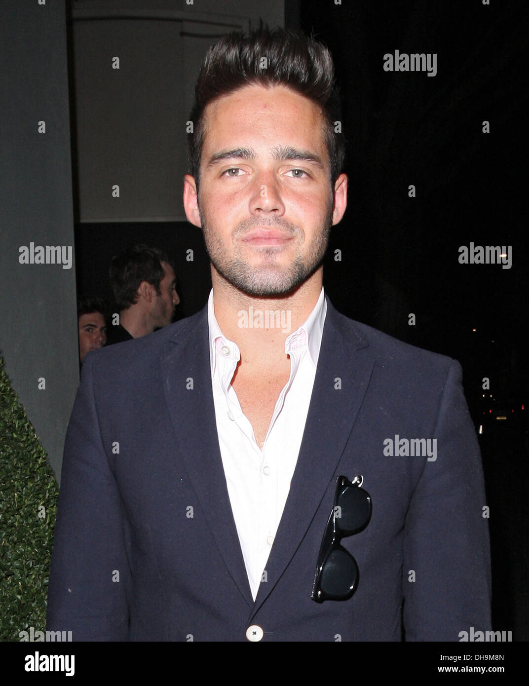 Spencer Matthews Celebrities of Made In Chelsea leaving Beaufort House