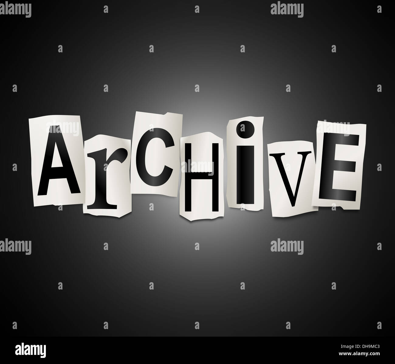 Archive concept. Stock Photo