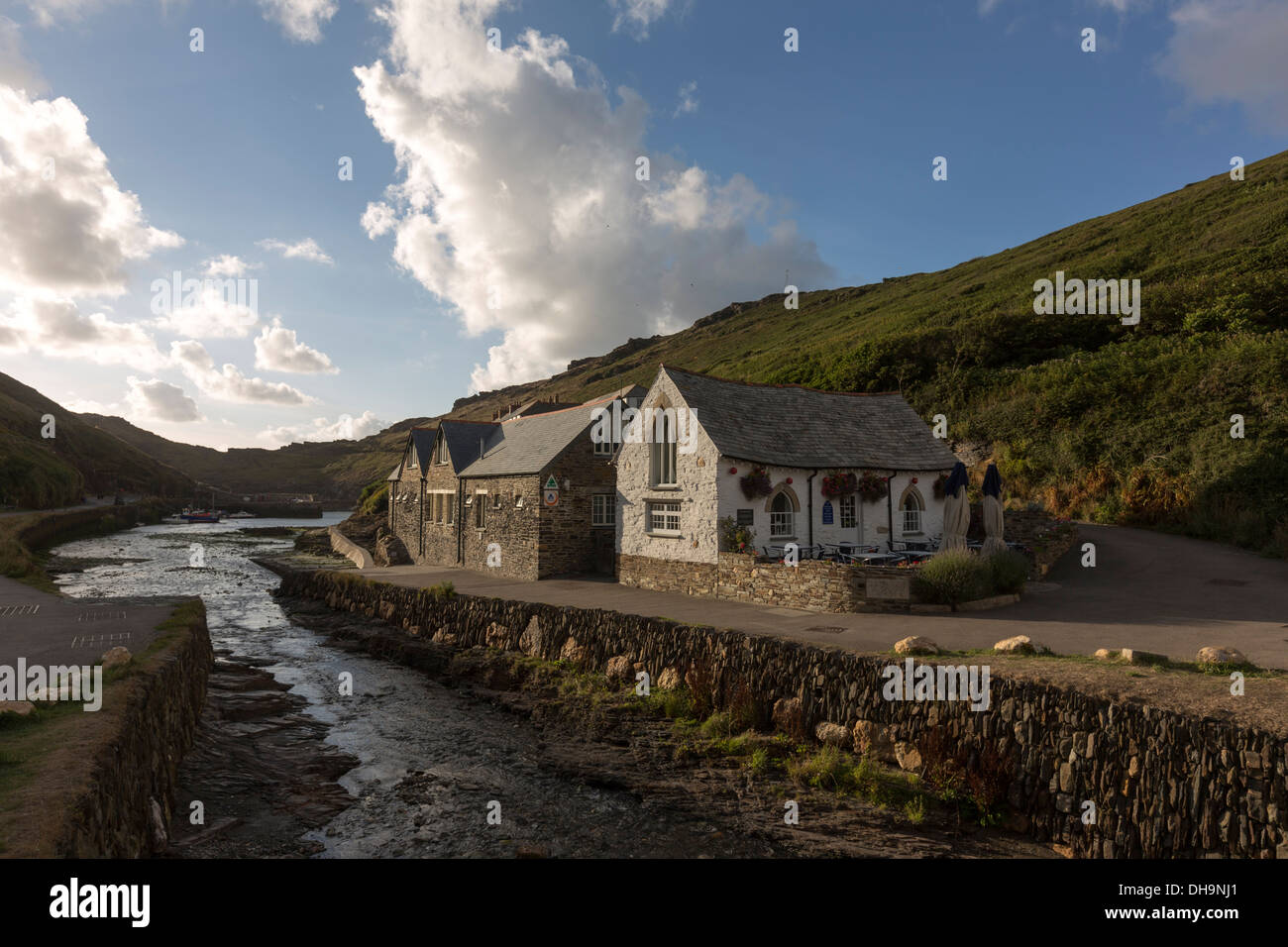 Boscastle a village and fishing port on the north coast of Cornwall, England, UK Stock Photo