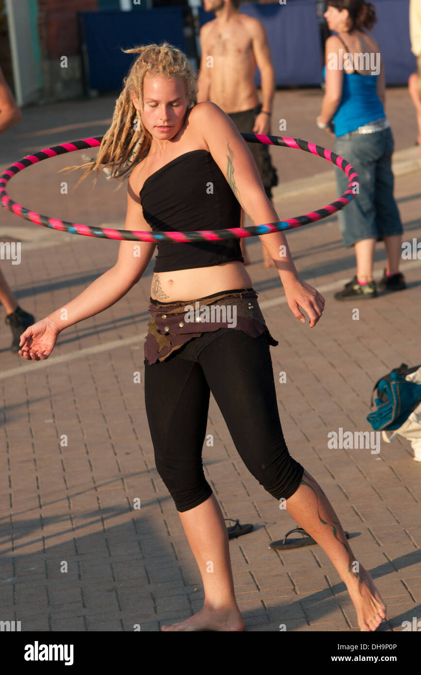 Hula hoop dances hi-res stock photography and images - Alamy