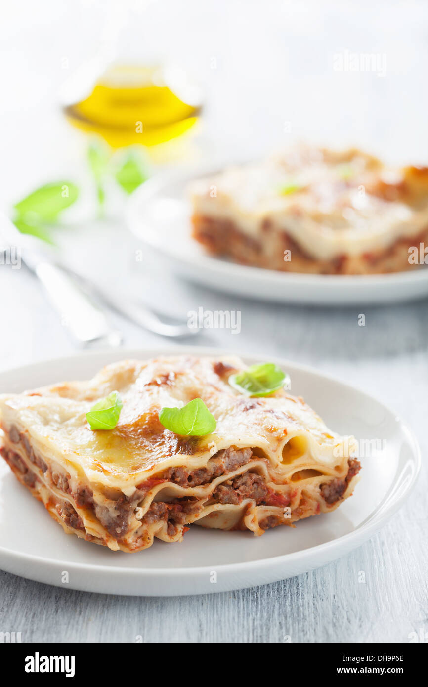 lasagna bolognese Stock Photo