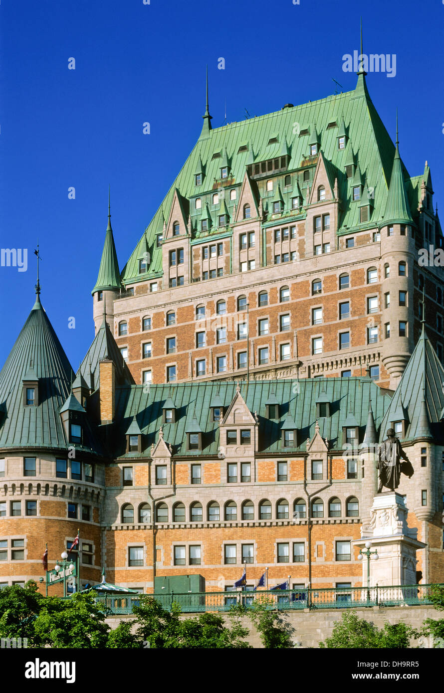 Chateau Frontenac, Quebec, Canada Stock Photo