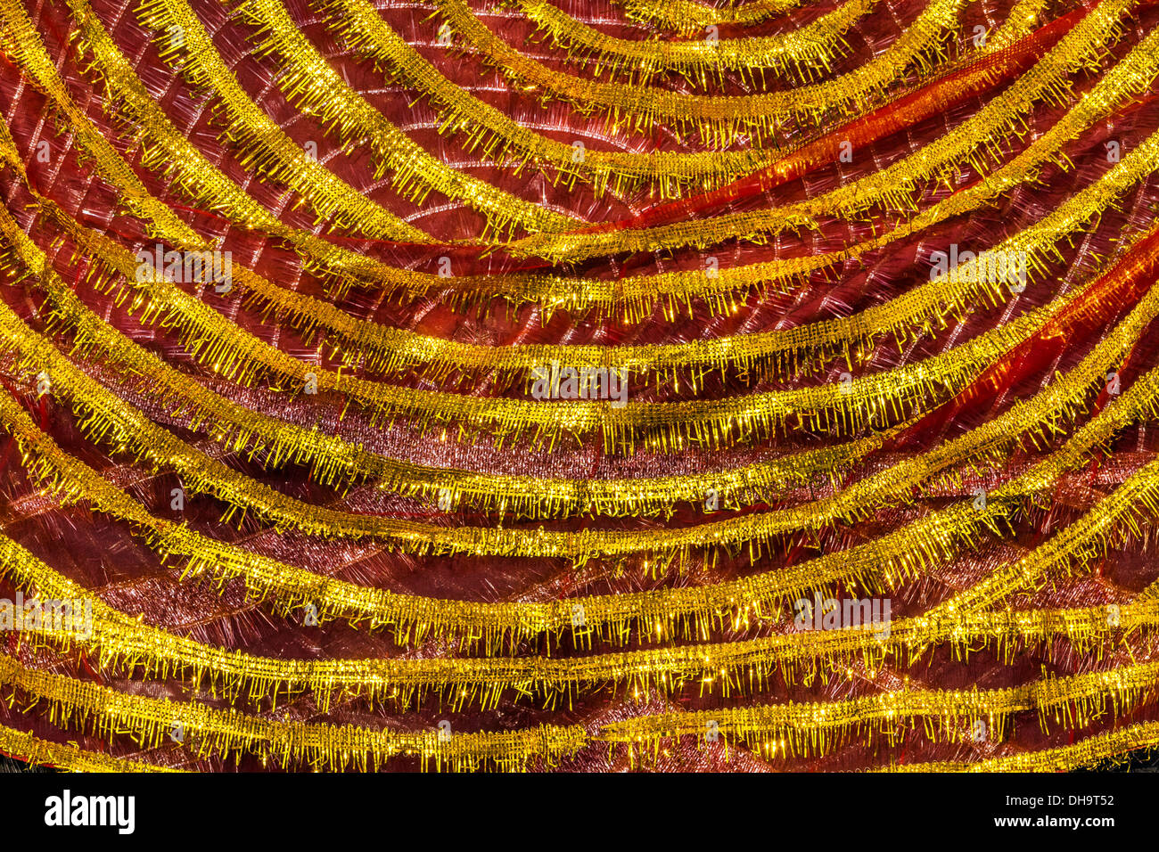 India, Uttarakhand, Haridwar, textile, fabric, fringe Stock Photo Alamy