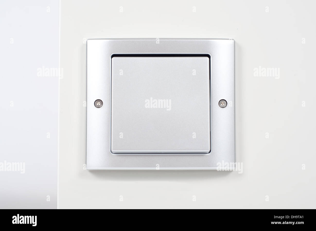 light switch on the wall Stock Photo Alamy