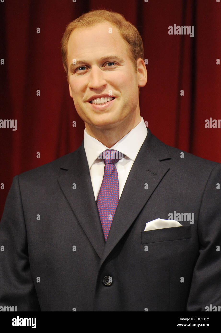 Madame Tussauds London reveals the new wax figure of Prince William London, England - 04.04.12 Stock Photo