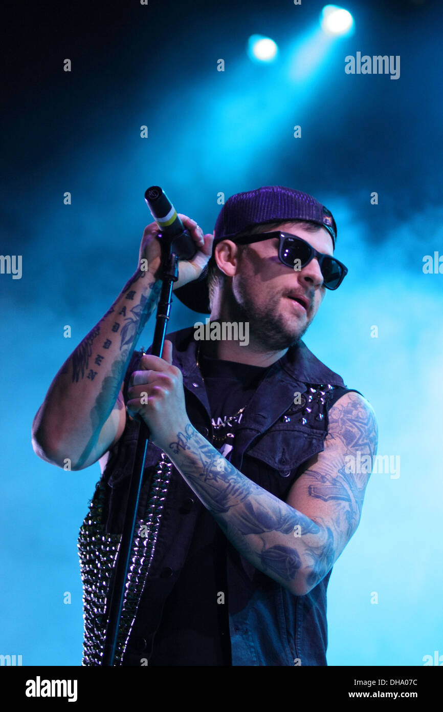 Good Charlotte perform live at the