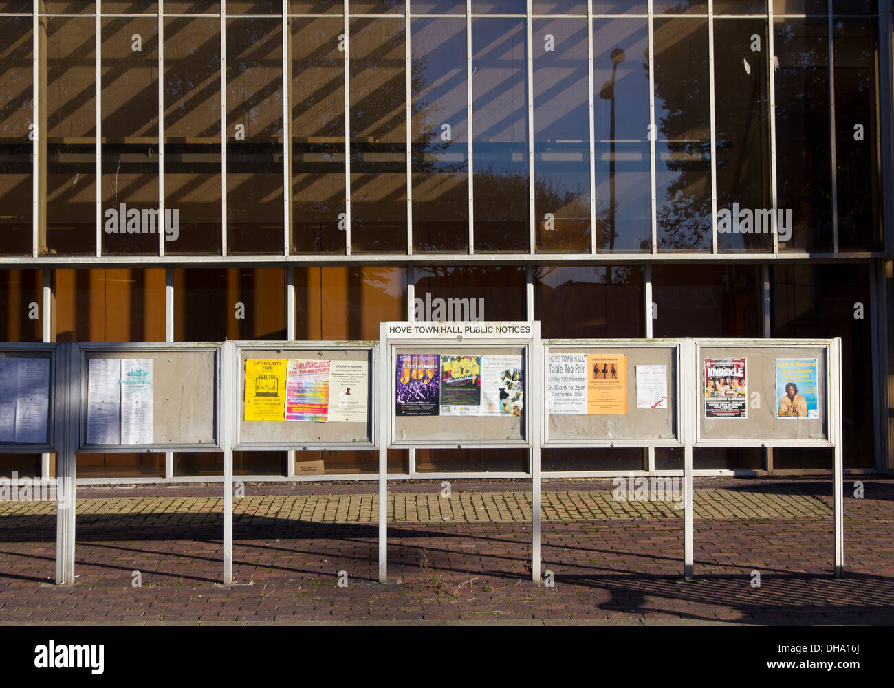 Hove, East Sussex, UK - 4 Nov 2013: The exterior of Hove Town Hall Stock Photo