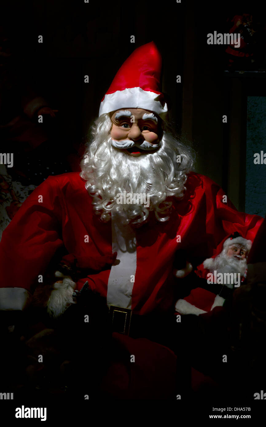 Smiling Santa Claus doll Stock Photo