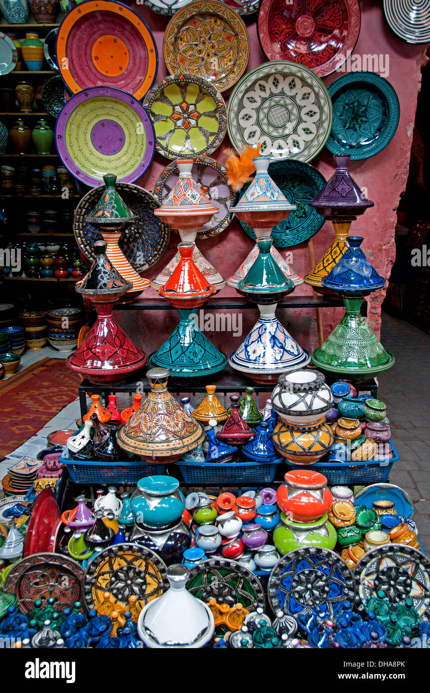 Market Marrakesh Morocco Medina Souk Shop Stock Photo