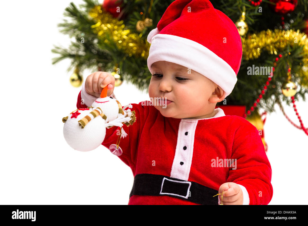 Infant SANTA HAT Christmas Holiday Red & White New 