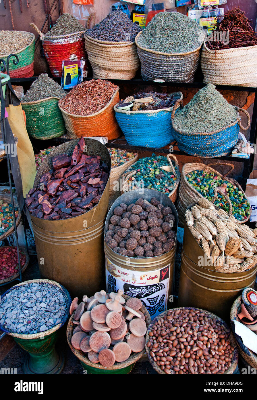 Market Marrakesh Morocco Medina Souk Shop Stock Photo