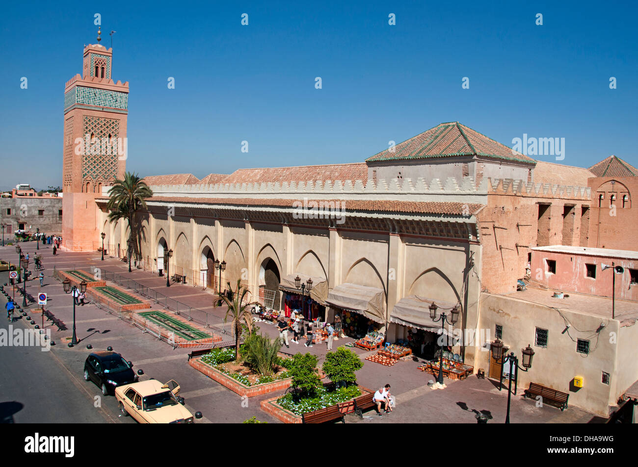 Mosque de la Kasbah Marrakesh Morocco Islam Muslim Stock Photo