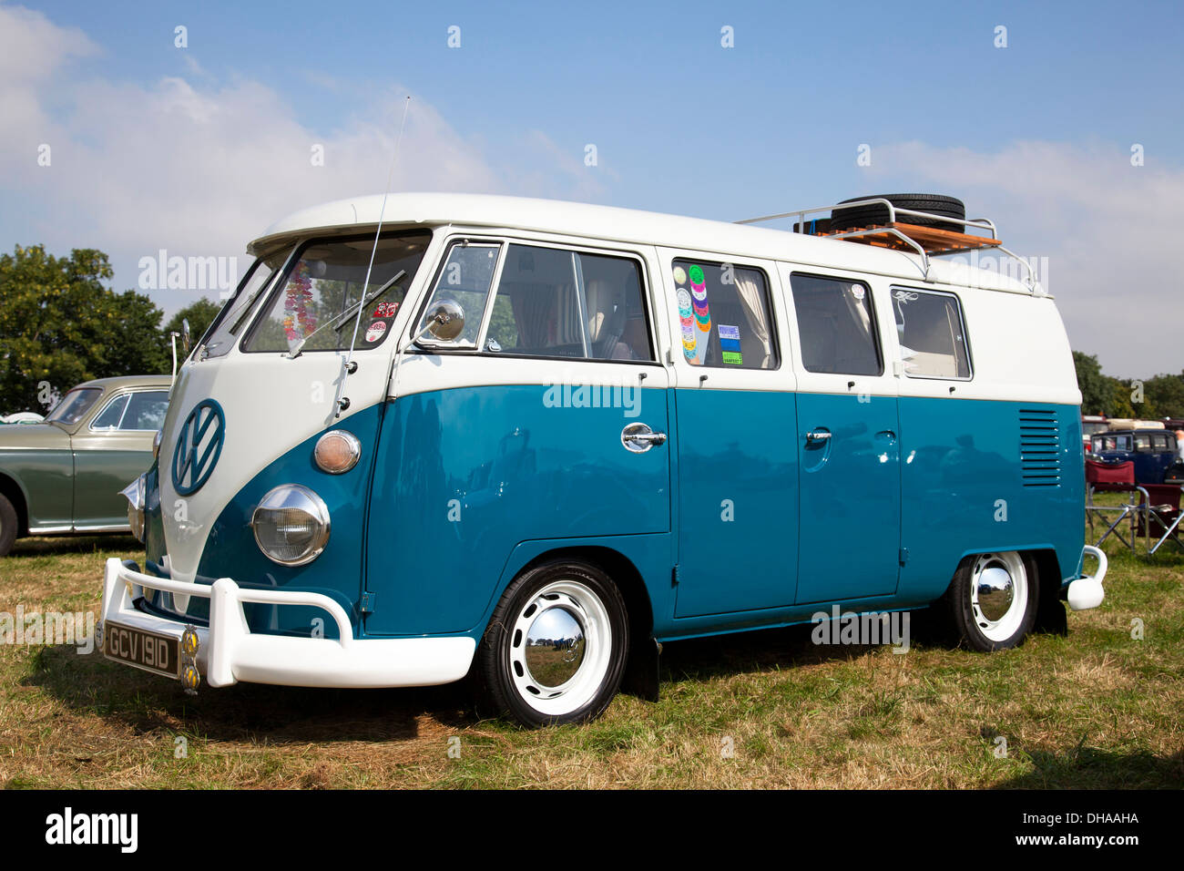 A VW camper van. Stock Photo