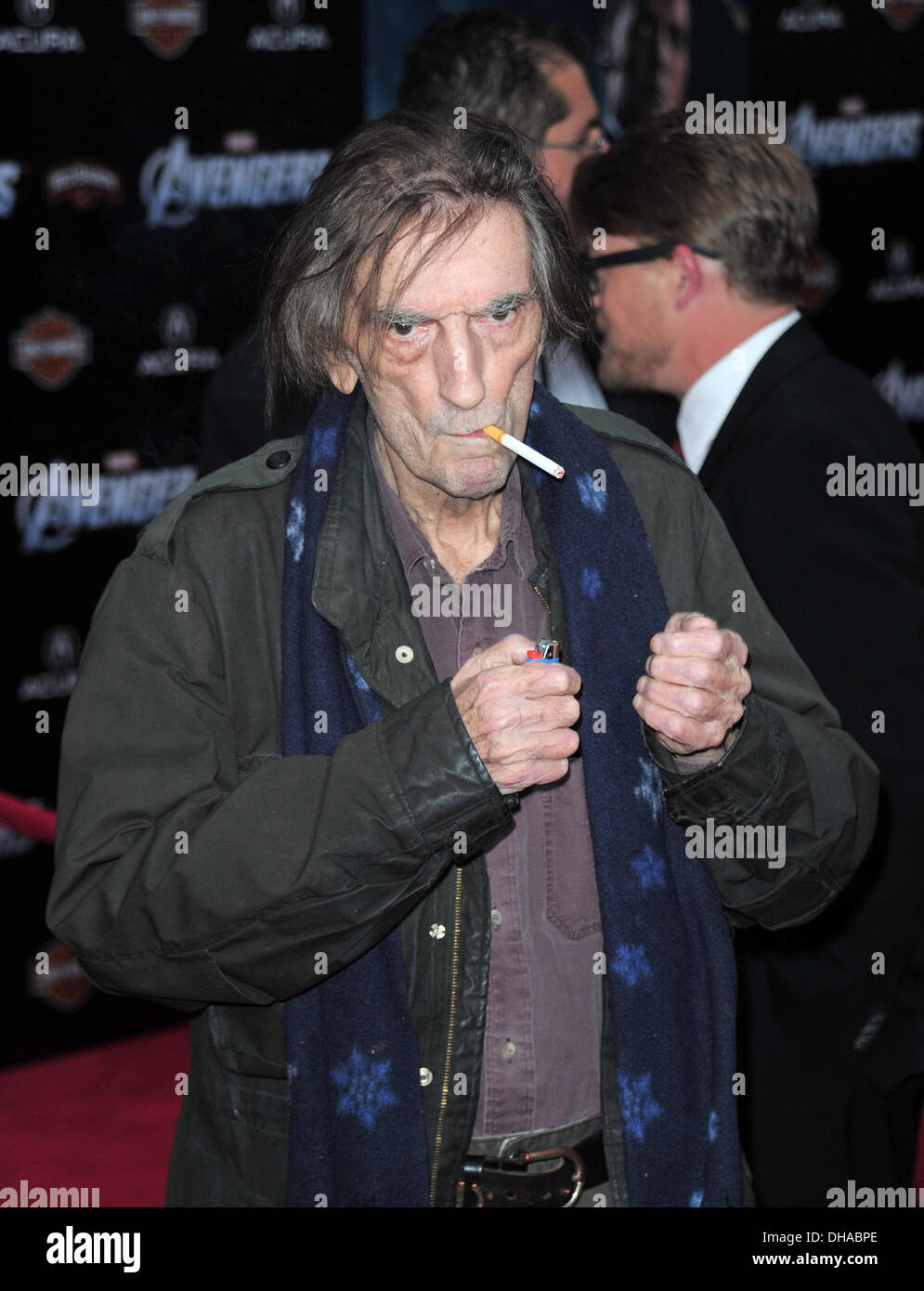 Harry Dean Stanton World Premiere of "The Avengers" at El Capitan Theatre - Arrivals Hollywood California - 11.04.12 Stock Photo