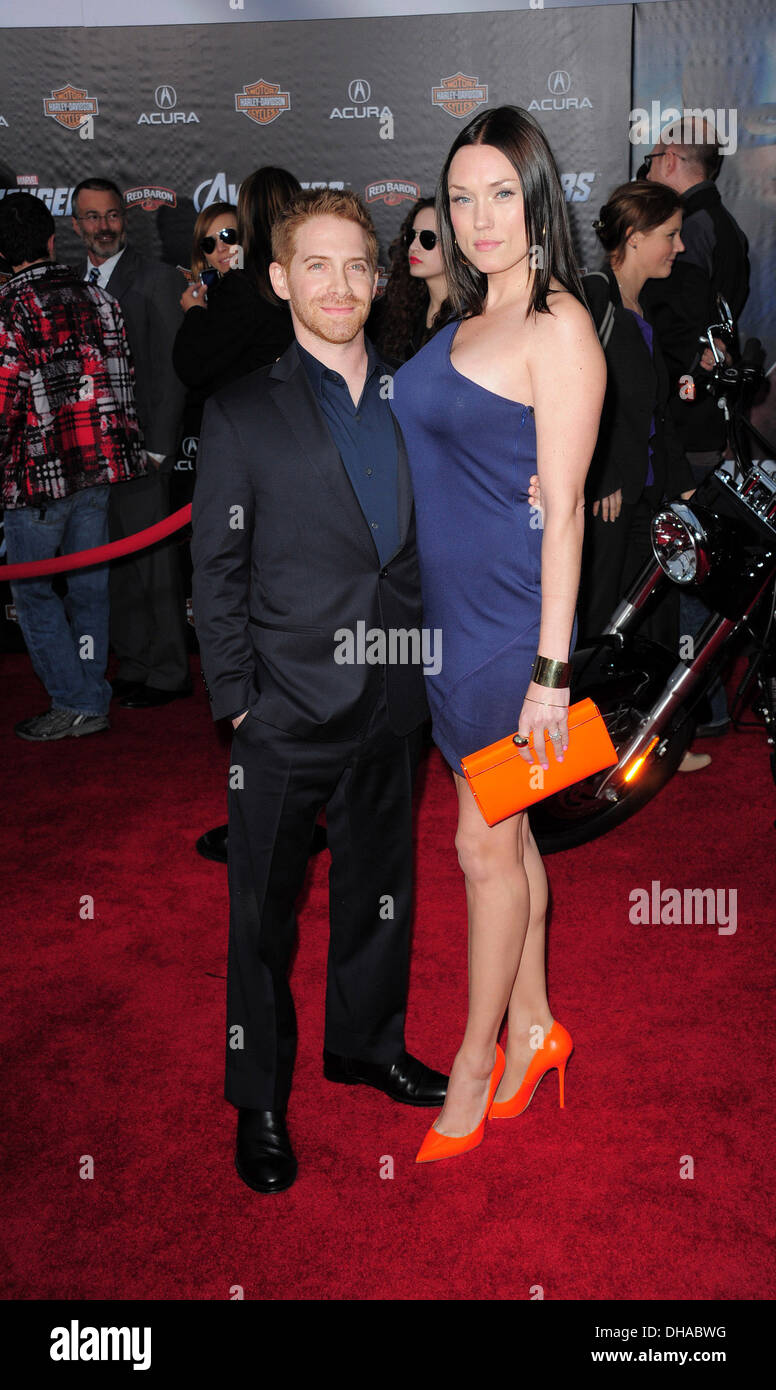 Seth Green Clare Grant World Premiere of &ldquo;The Avengers&rdquo; at El 