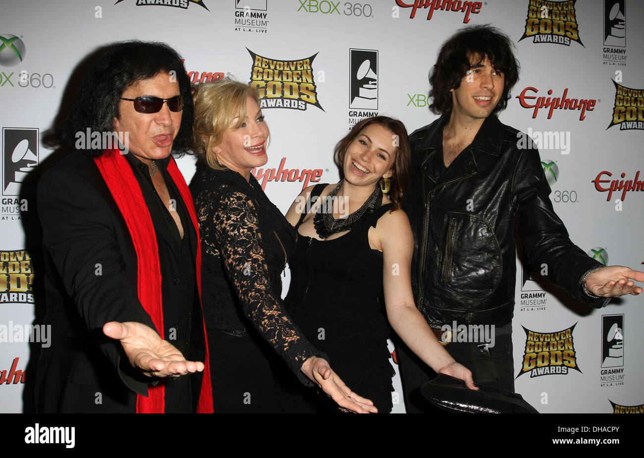 Gene simmons wife nick sophie hi-res stock photography and images pic