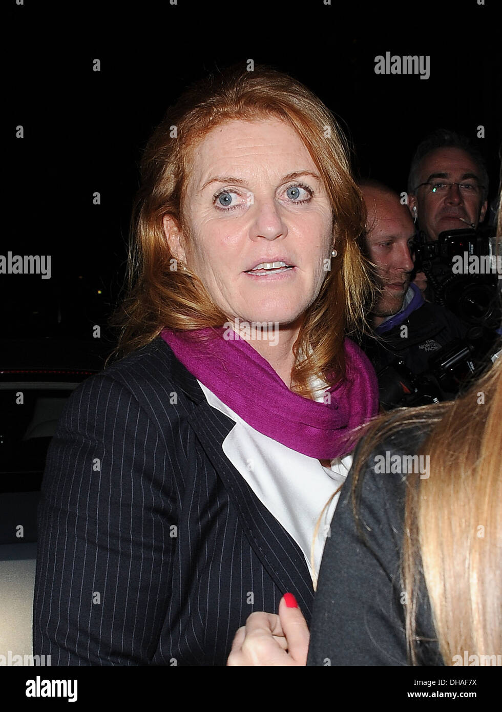 Sarah Ferguson Duchess of York leaves Arts Club in Mayfair London