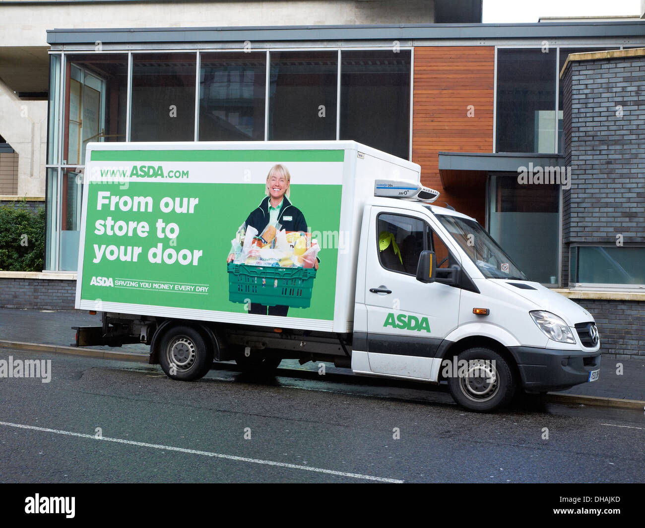 Asda delivery van UK Stock Photo