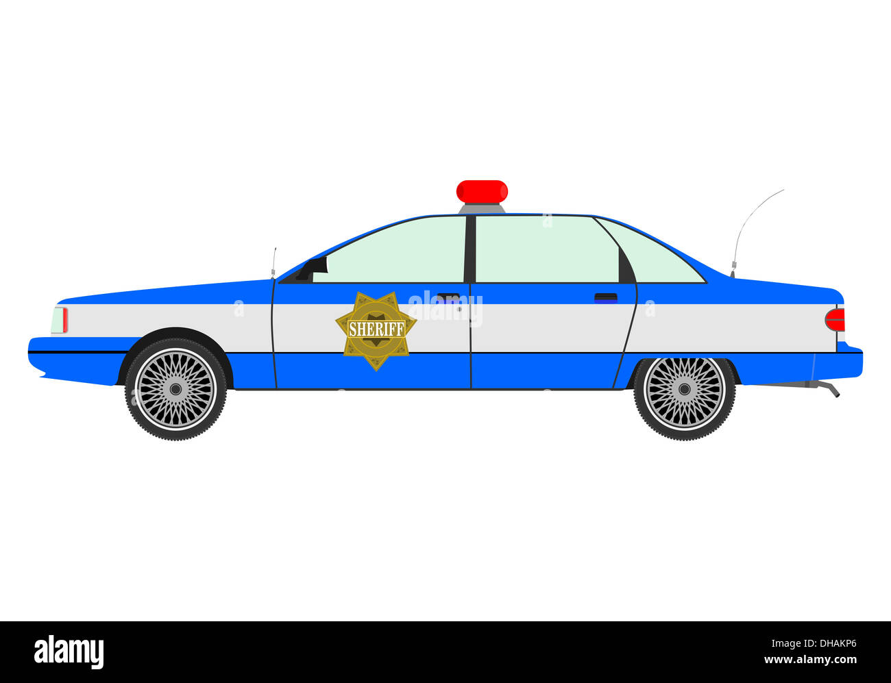Поэтапное рисование полицейской машины