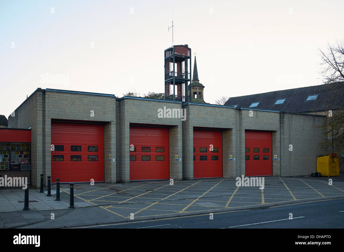 Exterior of the Fire Station in Lancaster City Centre UK Stock Photo