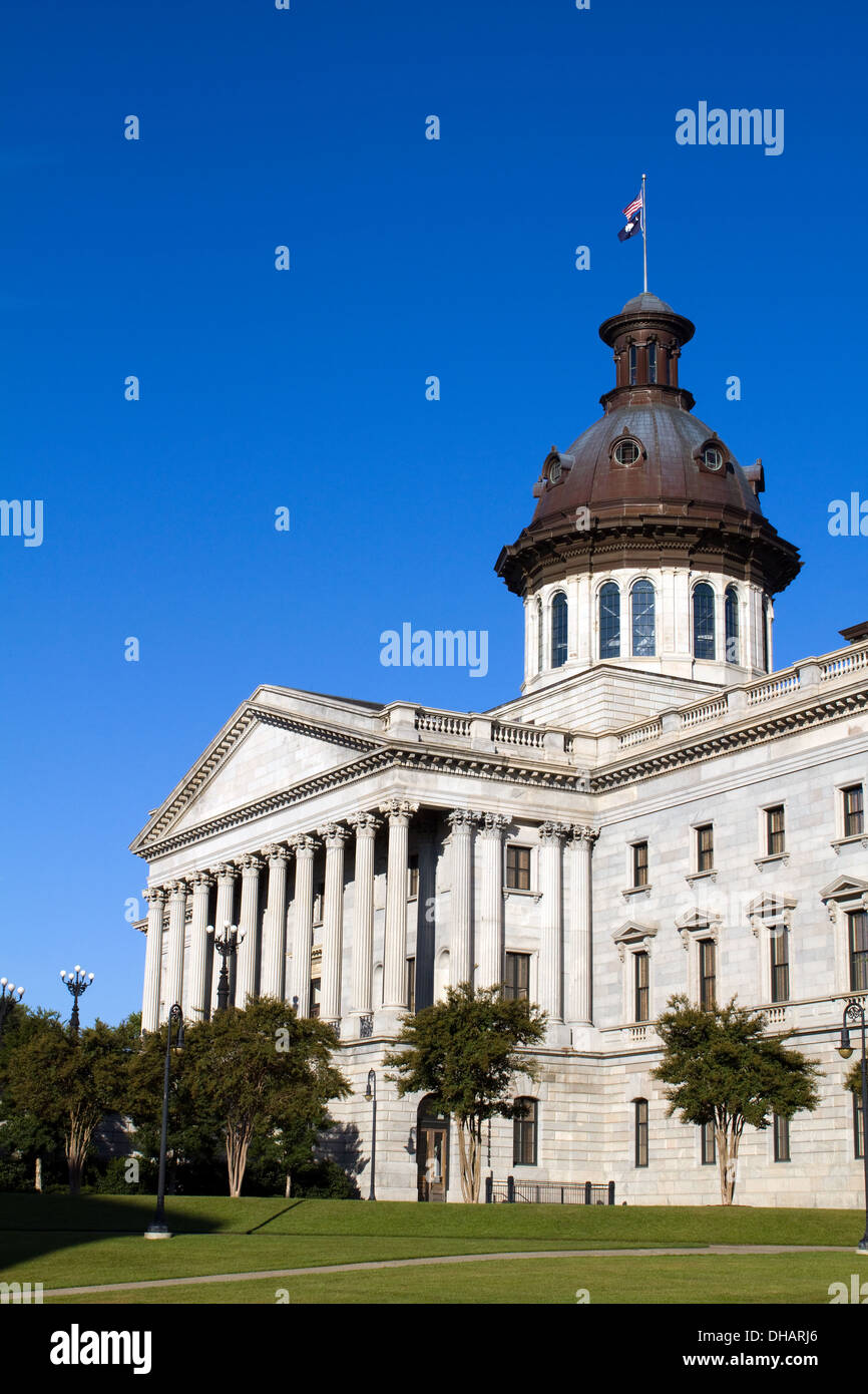 South Carolina capital building located in the city of Columbia, SC. Stock Photo