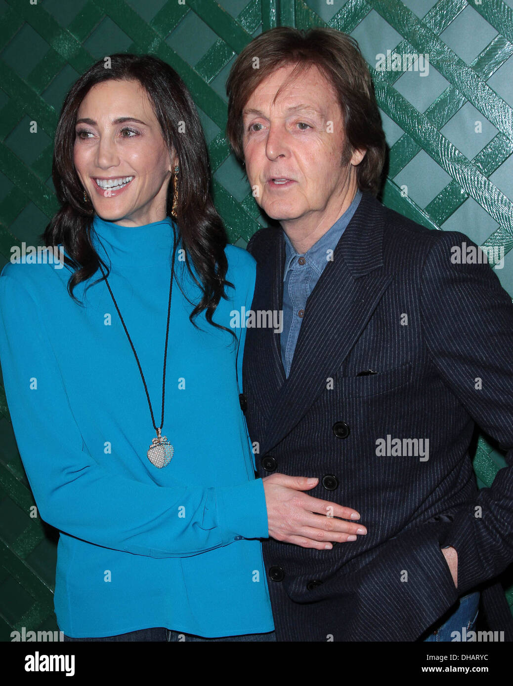 Paul Mccartney And His Wife Nancy Shevell Sir Paul Mccartney Holds A Private Party To Premiere