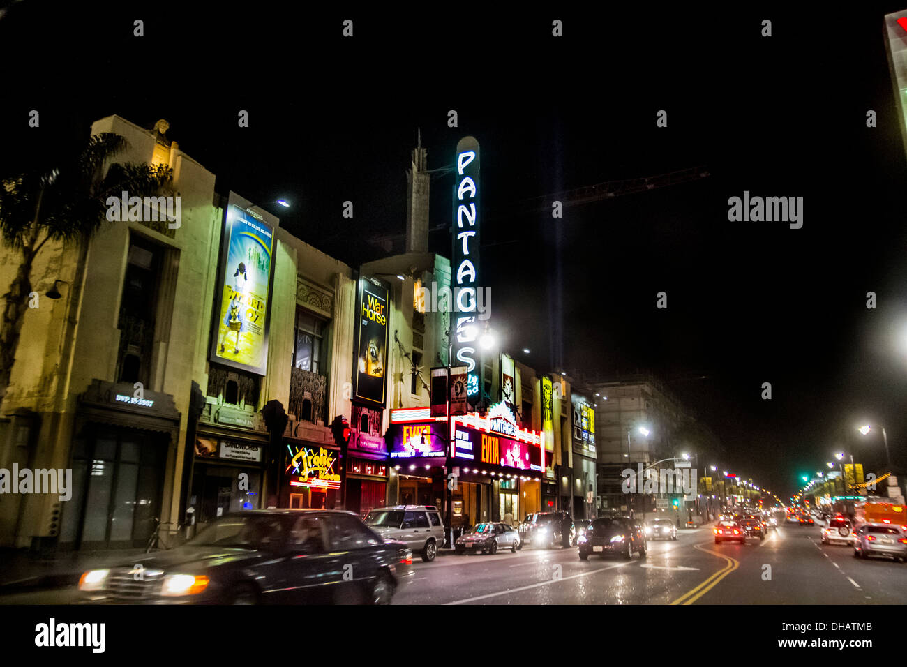 The Pantages theater on Hollywood Blvd in Hollywood California USA Stock Photo Alamy