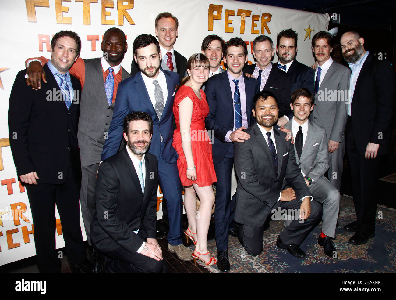 Cast Members Broadway Opening Night After Party For Peter And Stock Photo Alamy