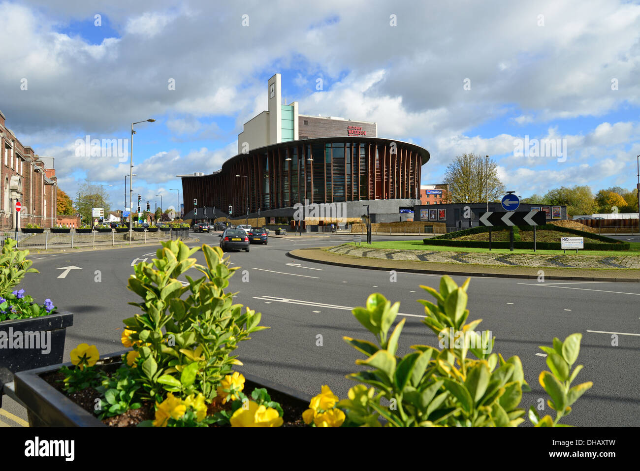 Aylesbury Waterside Theatre, Exchange Street, Aylesbury, Buckinghamshire, England, United Kingdom Stock Photo