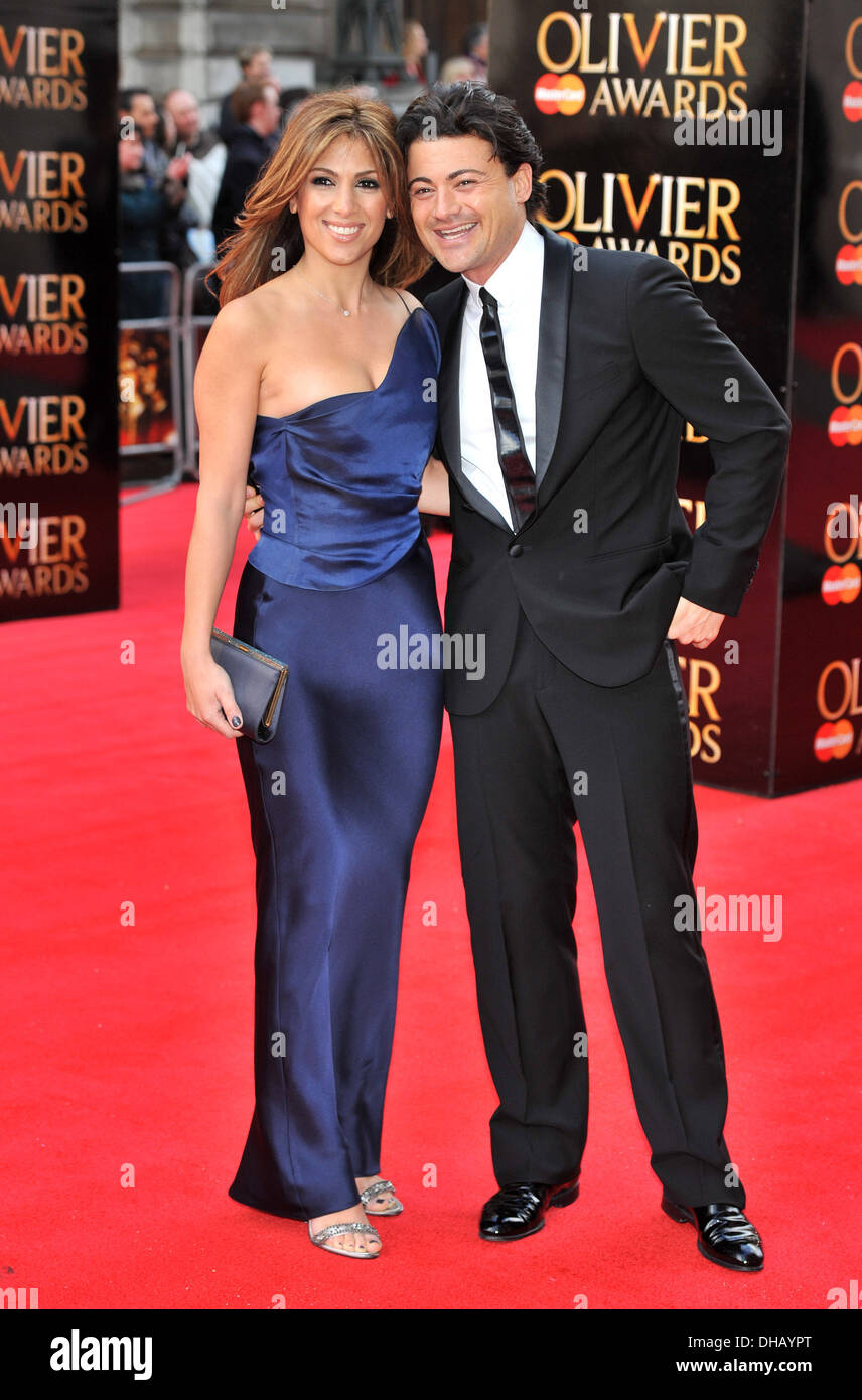 Vittorio Grigolo and guest Olivier Awards 2012 held at Royal Opera