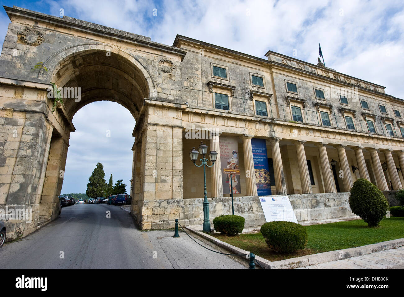 Museum of Asian art of Corfu located in the Palace of St. Michael and St. in Corfu