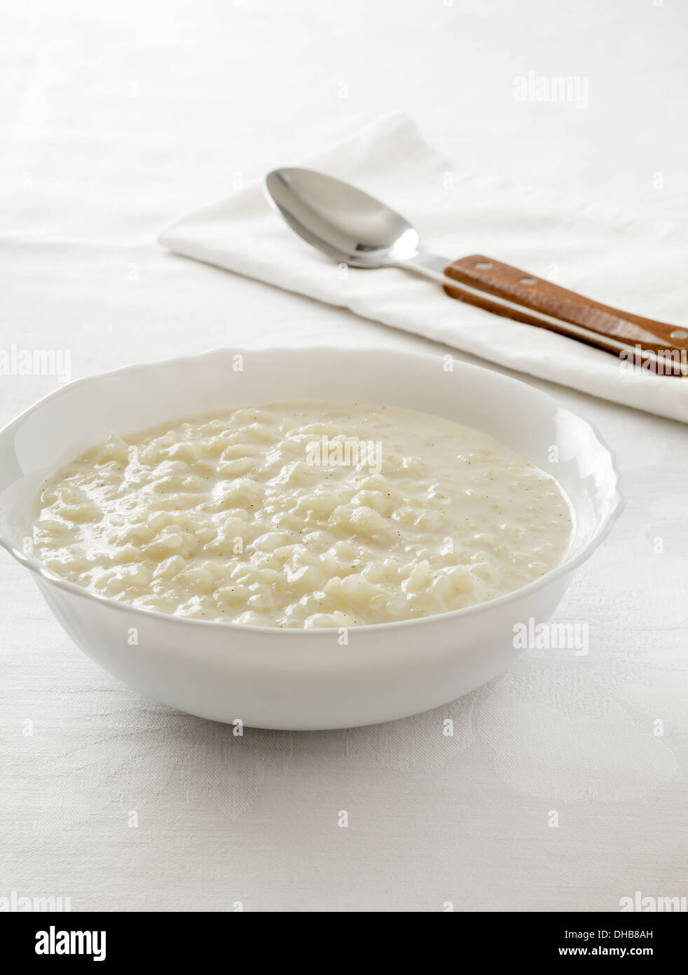 Rice Pudding Stock Photo
