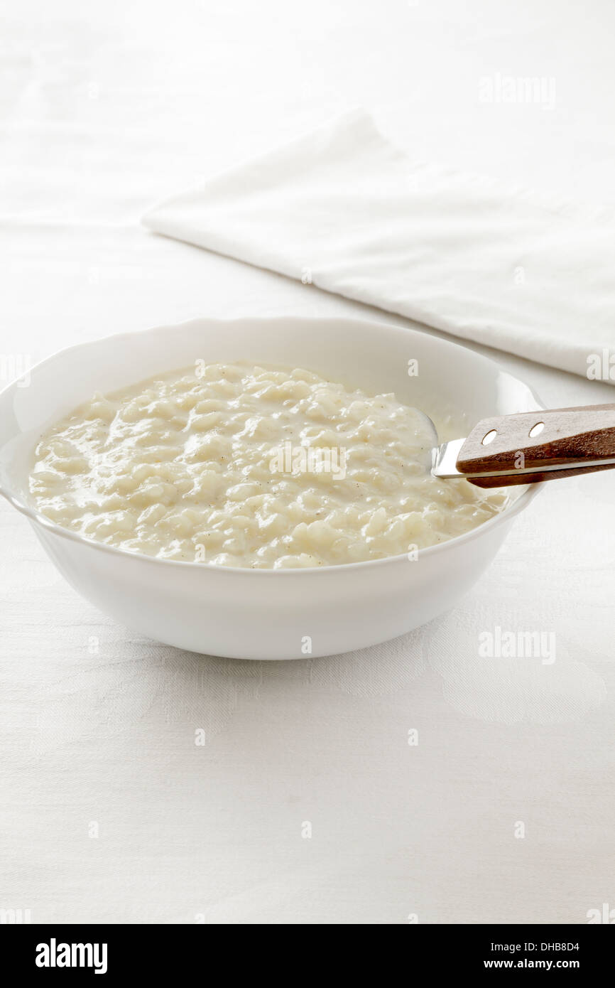 Rice Pudding Stock Photo