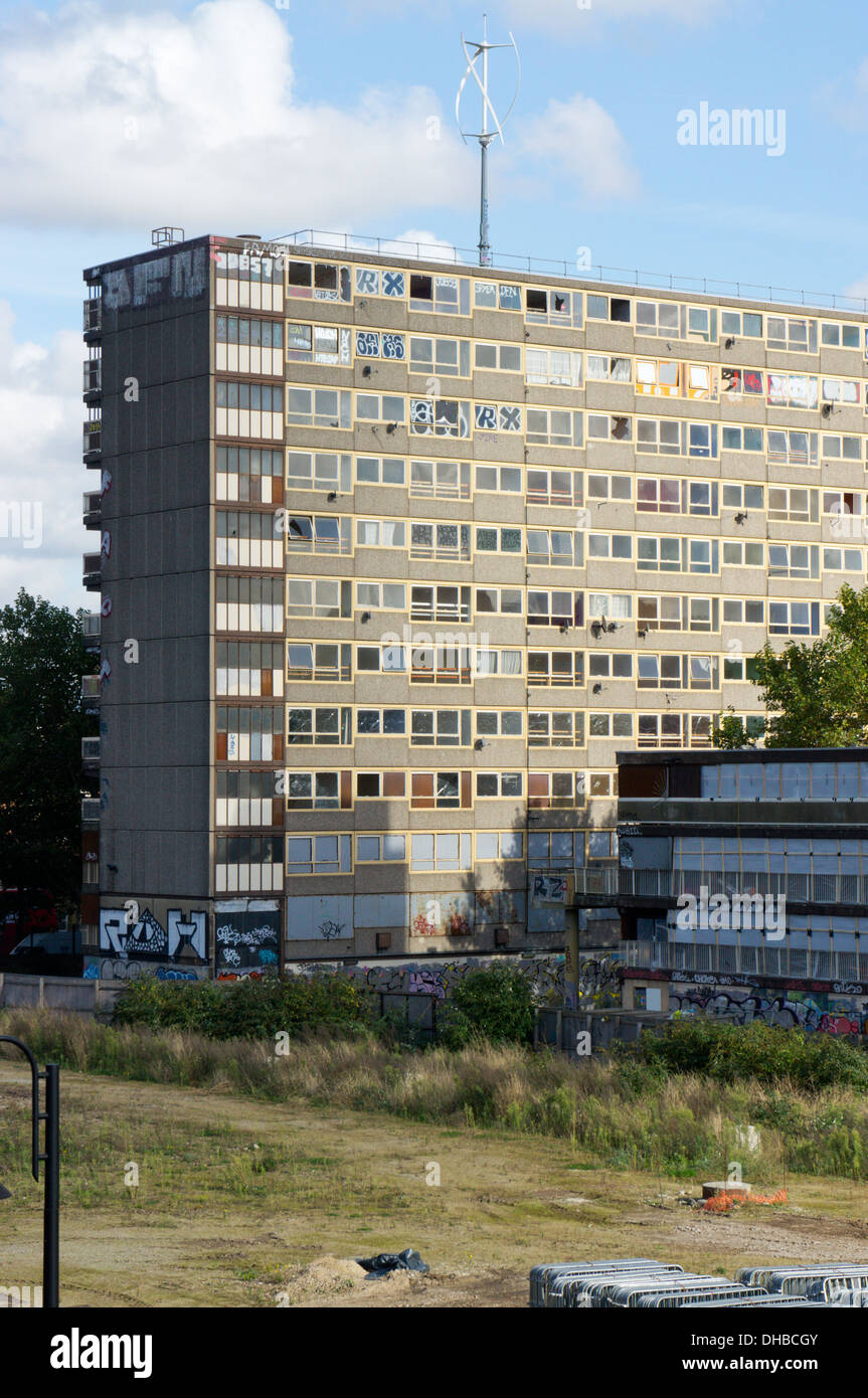 The Ashenden Block of the Heygate Estate, Elephant and Castle, Walworth