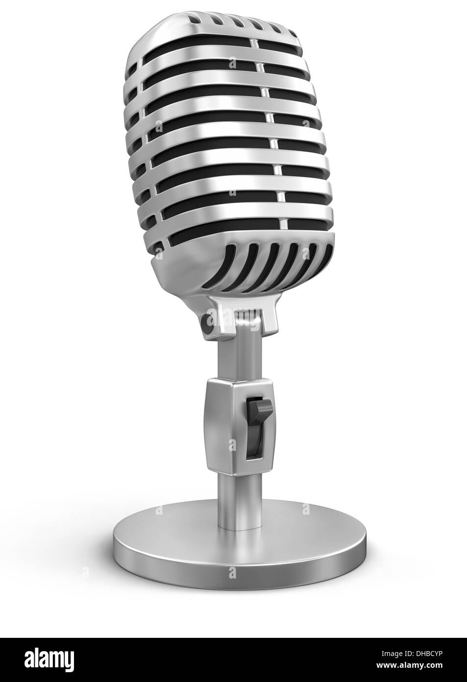 Microphone (clipping path included Stock Photo Alamy
