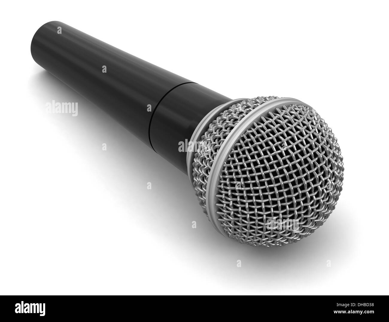 Microphone (clipping path included Stock Photo Alamy