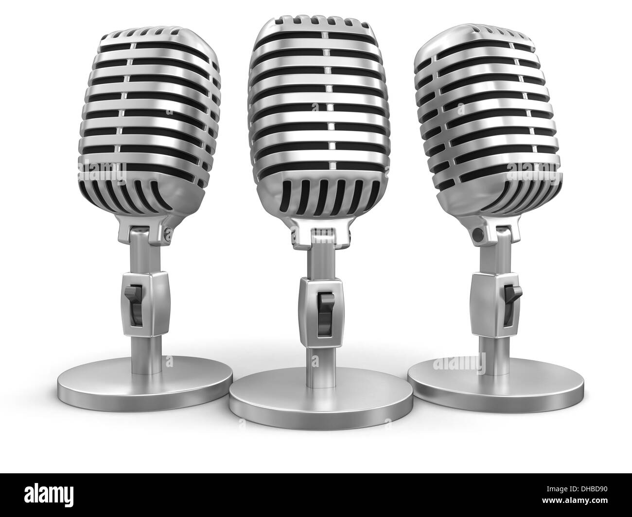 Microphone (clipping path included Stock Photo Alamy