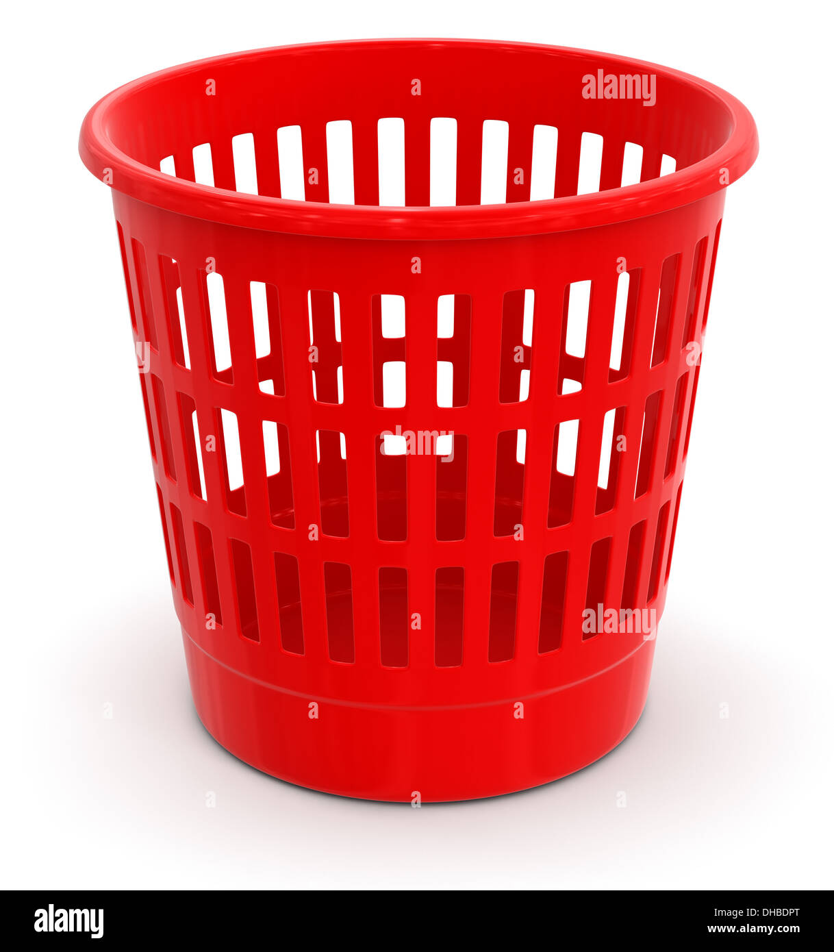 garbage basket (clipping path included Stock Photo - Alamy