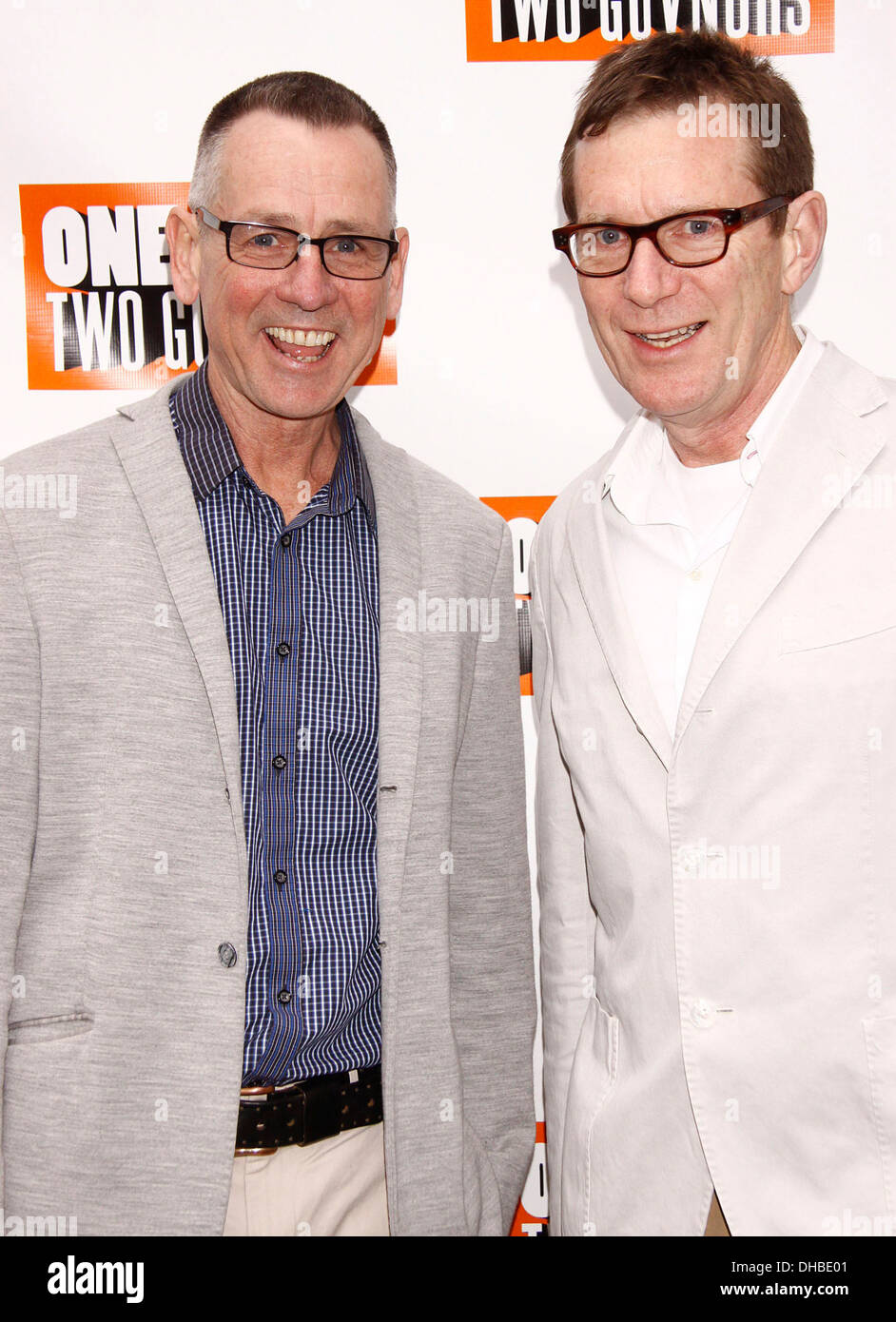 Basil Jones and Adrian Kohler Broadway opening night of ‘One Man Two