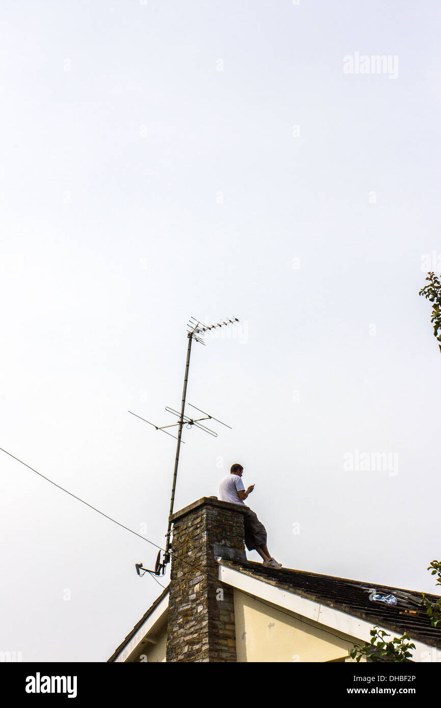 mobile signal in rural areas Stock Photo Alamy