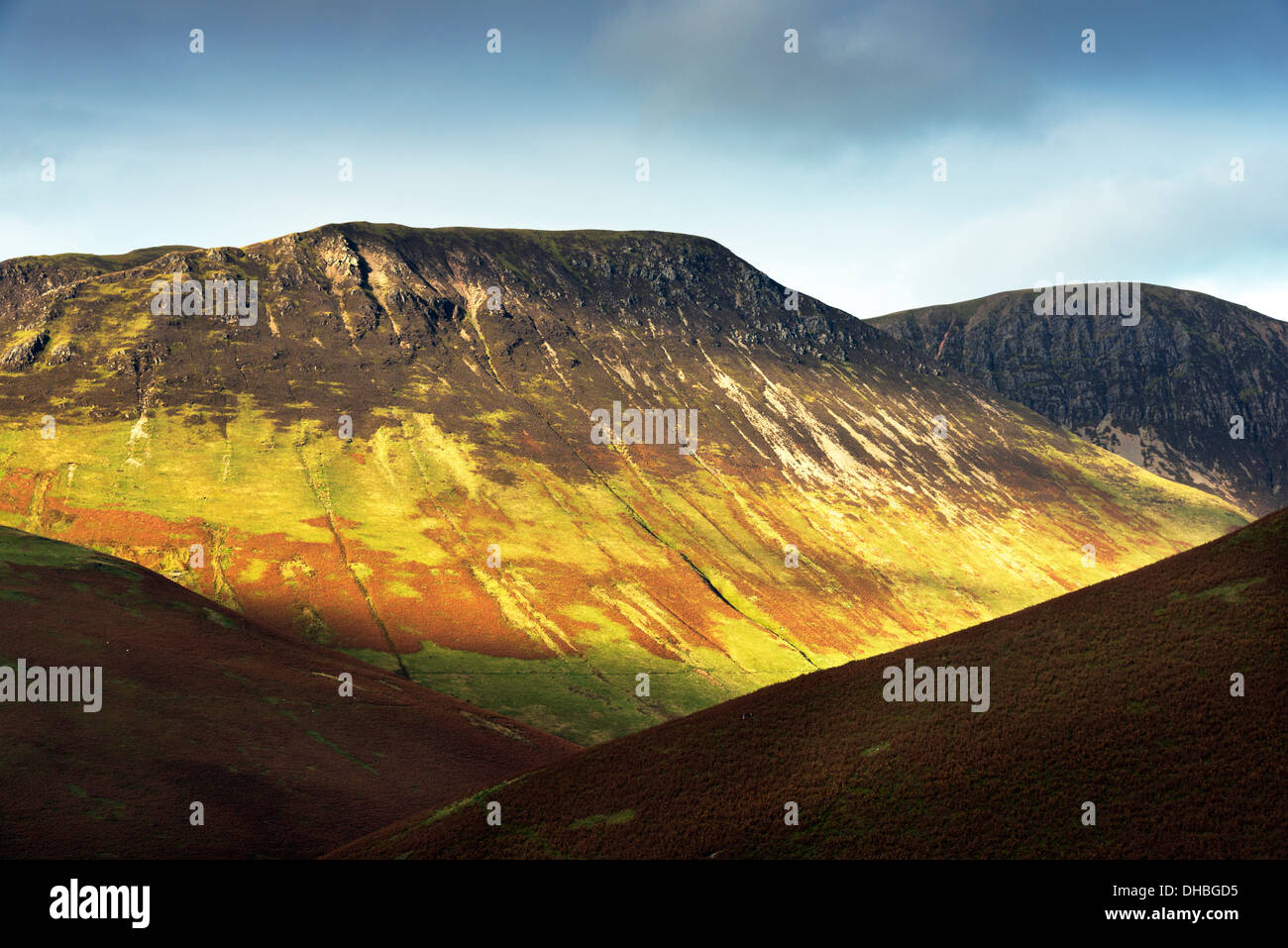 Newlands Valley Lake District landscape Cumbria UK Stock Photo