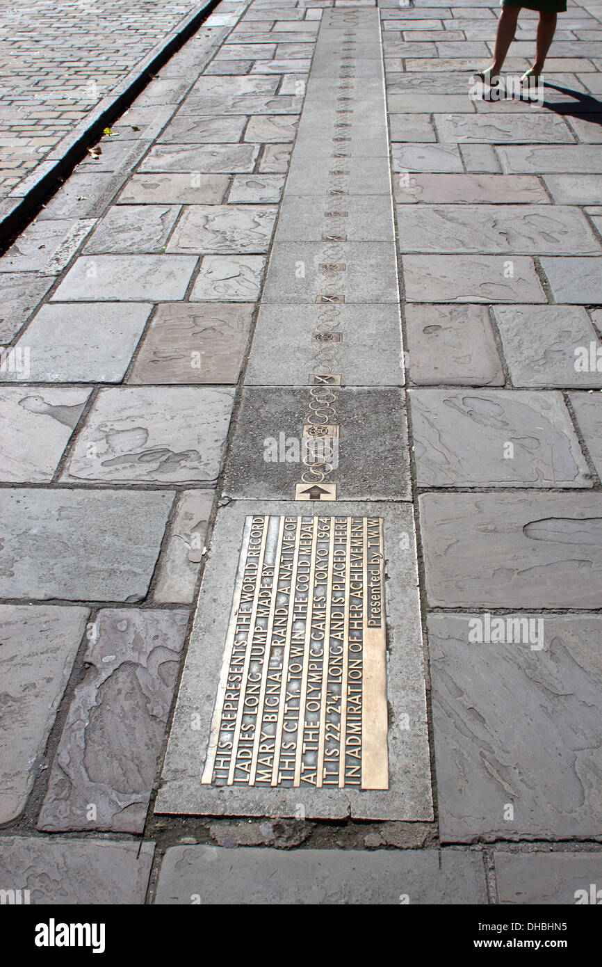 Mary Riand Tribute to Mary Rand in the UK city of Wells, Somerset, England UK ...